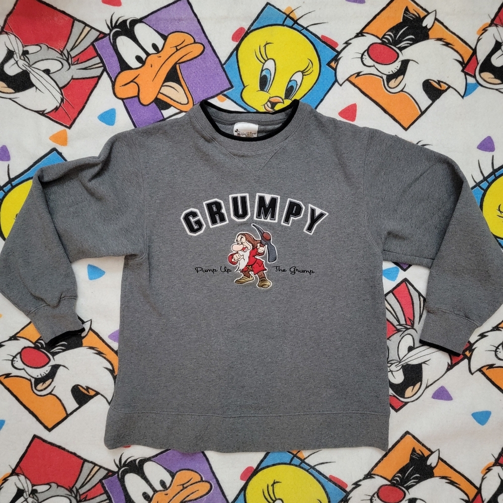Vintage 90s Snow White- Grumpy Walt Disney World Sweater - Size Small
